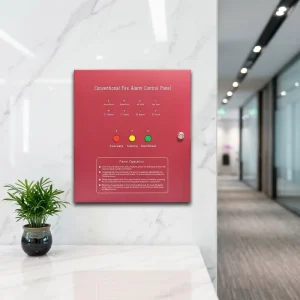 2 Zone Conventional Fire Alarm Control Panel AC90-270V Wall Mounted LED Indicators with 12V Backup Battery OEM ODM Factory