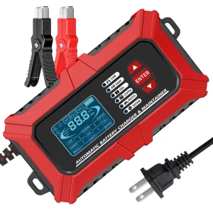 2-in-1 Battery Tester Charger TK800 12-24V Digital Capacity Tester for Lead Acid/LiFePO4 Batteries 1 Year for Compatible