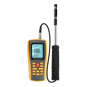 2 in 1 Hot Wire Anemometer Wind Speed Sensor Meter