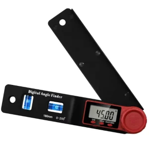 2 in 1 Mini Levelling Instrument Digital Display Caliper with Angle Ruler Woodworking Angle Measuring Tools