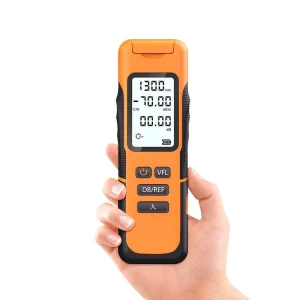 2-in-1 Optical Power Meter VFL 650nm Fiber Optic Tester Y12 9 Wavelengths Frequency ID SC FC ST Connector 4G Cloud Data Transfer