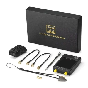 2.8Inch Digital Handheld TinySA Spectrum Analyzer 100k 960MHz Black Microwave Use