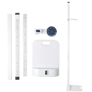 20-210cm Portable Mechanical Height Measuring Ruler with Scale to Measure Height Detachable Height Ruler