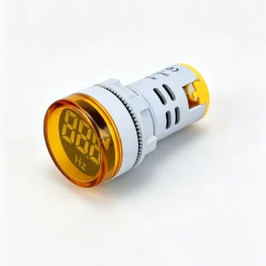 20-70Hz 22mm Digital Frequency Meter Single LED Display Hertz Meter Round Type Power Supply 60-450VAC Indicator