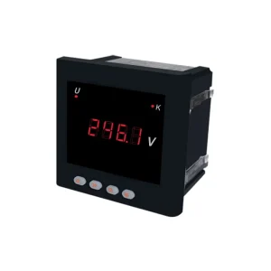 220 Volt True RMS LED Digital Panel Voltmeter AC Voltage Meter 18~400V Input for Low Voltage Switchgear Cabinet