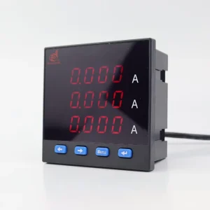 220V AC Panel Ammeter Digital Three Phase Energy Meter with Modbus RS485 Voltmeter and Power Current Meter