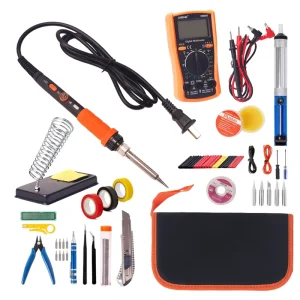 220V Internal Heat Electric Soldering Iron with Temperature Control 110V 60W Output Power New and Used Condition