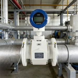 220V RS485 Pulse Magnetic Water Flow Meter 4-20ma Ss316l Split Type Electromagnetic Flow Meter with Lcd Display and Data Logging