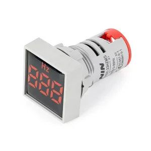 22mm square LED Mini Crystal Membrane Digital Display 2% HZ Accuracy Hertz Frequency Meter Measuring Range