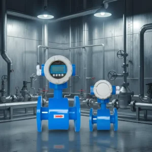24VDC 220VAC Digital Electromagnetic Stainless Steel High Accuracy Flange Liquid Flow Meter RS485 OEM Sewage Measurement