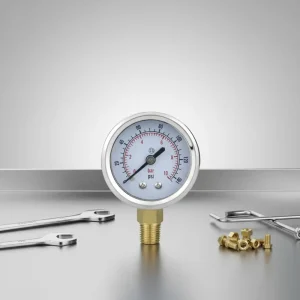 250bar Bourdon Tube Pressure Gauge Stainless Steel 2.5% Analog Pressure Gauge