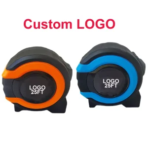 25FT ABS+TPR Steel Tape Measure 7.5m High Precision Imperial Metric Dual Scale Reinforced Shock Resistant Tape Measure