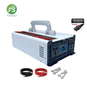 2700W 6000W Display LED Power Inverter DC 12V 24V AC 110V Portable Inverter Charger Pure Sine Wave Automotive Home Use
