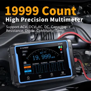2C53P 3 in 1 Digital Oscilloscope & Multimeter 50MHz 2CH 250MS s 4.3” Screen for PCB Debug Handheld