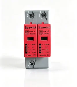 2P AC SPD 385VAC 10kA BU610 Household Lightning Surge Protector OEM/ODM