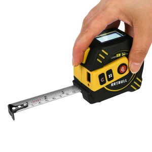 2in1 Multifunction Industrial Grade Laser Distance Meter Rechargeable 40m with 5m Tape Laser Measurement