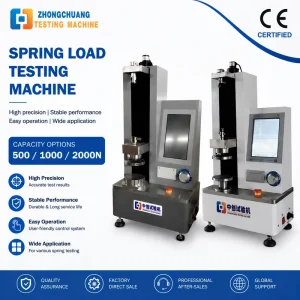 2kN Electronic Single Column Spring Load Tester for Helical & Coil Spring Compression Test CE ISO Certified