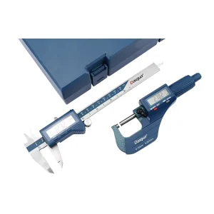 2pcs General Purpose Measuring Set 0-150mm 0-6” Digital Caliper 0-25mm 0-1” Digital Outside Micrometer