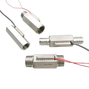 3/8″ 1/2″ 3/4″ 1″ Stainless Steel Thermal Flow Switch SUS304 SS Reed Contact Water Flow Sensor 2 Wires for Heat Pump