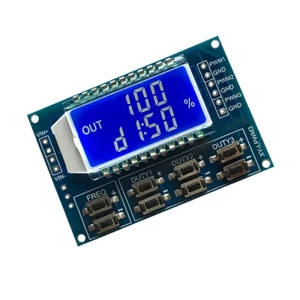 3 Channel Pulse Signal Generator Module PWM Pulse Frequency Duty Cycle Adjustable Boost Regulator Module BOM Service