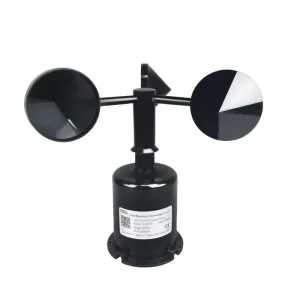 3 Cup Wind Speed Anemometer Sensor with RS485 4-20mA Output for Environmental Monitoring