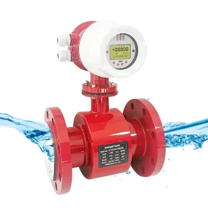 3 Inch Chemical Resistant Slurry Magnetic Solenoid Flow Meter Sensor
