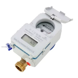 3 Level Full Waterproof Sealed IC Card Water Meter Anti Magnetic Interference LCD Display Prepaid Flow Meter