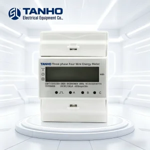 3 Phase 4 Wire Wattmeter Power Bidirectional Energy Meter KWH Current 100A AC 50Hz 60Hz