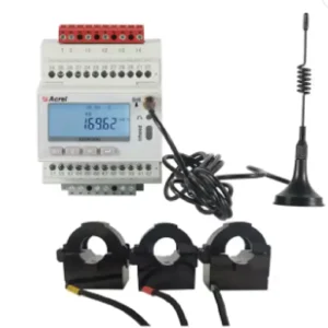 3 Phase 4G Energy Meter ADW300W-4GHW 100A Input Power Monitoring CE Certified Class 1 Accuracy Easy Installation 3 Split