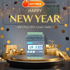 3 Phase Power Meter Price WIFI MQTT Protocol Industrial Iot Virtual Power Plant Energy Monitor Energy Meter WiFi