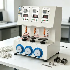 3 Workstation Keyboard Life Testing Machine 8 Digit Counter Power Off Memory Switch Durability Test Equipment