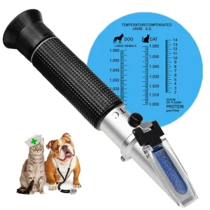 3 in 1 Animal Clinical Refractometer for Measuring Animal’s Health Index of Urine Specific Gravity and Serum Protein
