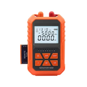3 in 1 Charging Network Cable Tester 15mW Optical Power Meter Visual Fault Locator Fiber Optic Multimeter With Remote RJ45