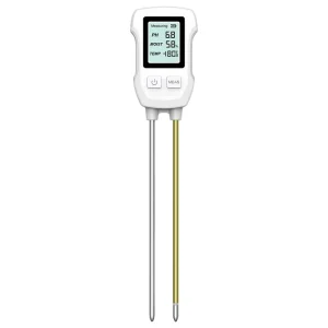 3 in 1 Digital Garden Farm & Green House Soil Tester Measures Temperature Humidity PH with Alkaline Battery