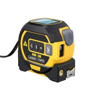3 in 1 Digital Multifunctional Laser Distance Meters 40m Rechargeable Measurement Tool 5m Laser Tape Measure with LCD Display