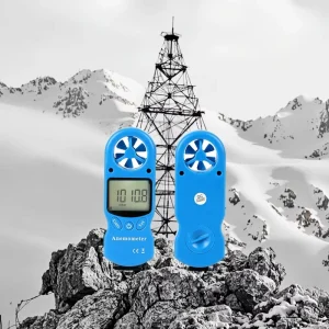 3-in-1 Handheld Anemometer Humidity Sensor for Ballistic Shooting CE/ROHS Certified Multi-Unit Wind Speed