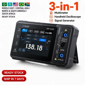 3 in 1 Handheld Oscilloscope Multimeter Portable Signal Generator & Tester for Field Use
