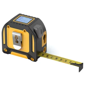 3 in 1 Industrial Grade Laser Rangefinder Tape Measure with IP54 Waterproof 2mm Accuracy for Furniture Installation