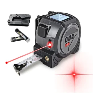 3-in-1 Industrial Grade Professional Laser Measuring Tool 40M Laser Rangefinder Level 2.0mm Accuracy Distance Volume Area