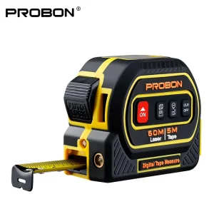 3 in 1 Laser Cross Tape Measure Bottom Magnetic Infrared Rangefinder Digital Display Distance Measurement Engineering