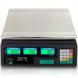 30 kg 40 kg Digital Weighing Scale LCD Display Market Digital Price Computing Scale