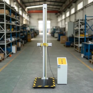 300-1800mm Adjustable Height Manual Drop Tester Max 2KG Load Steel Base Plate For Lab QC Test