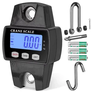 300 kg 600 Ib Electronic Crane Scale Digital Weighing Tool Industrial Heavy Duty Aluminum Die Casting Case Lifting Scale OEM