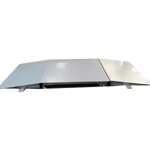 3000kg Industrial Platform Floor Weighing Scale with Two Ramps Non-slip Steel Customizable 0.5kg Accuracy