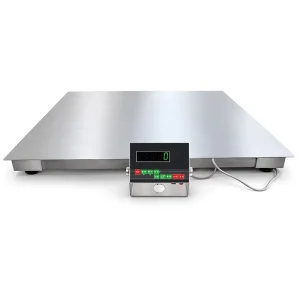 304 Stainless Steel Electronic Floor Scale with LED Display 1 3 Tons Chemical Weighing Waterproof Small Thickened