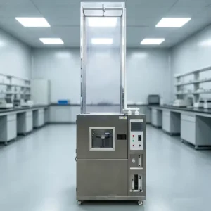 304 Stainless Steel IP Rating Rain Test Machine Color Touch Screen Control Water Spray Test Chamber With 20KG Turntable