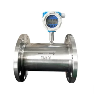 304 Stainless Steel Turbine Flow Meter OEM Low Viscosity Liquid Water Oil Medium External Thread Connection IP65 66 High
