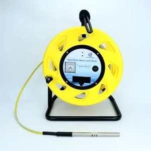 30m 500m Water Level Meter with Steel Ruler Tape Probe Dipper IP68 Waterproof 1mm Accuracy 9V Battery