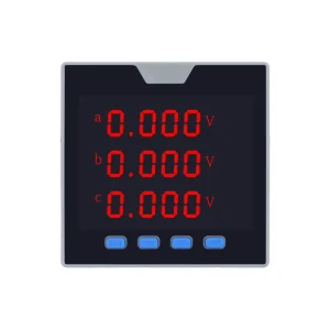 310 Series Digital Volt Meter 96*96mm Three Phase for Voltage Measurement 100V 450Vac