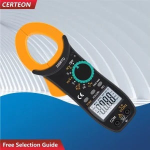 3266 Digital Auto Ranging Clamp Multimeter 600A 600V AC DC Current Voltage NCV Capacitance Frequency Temperature Clamp Meter